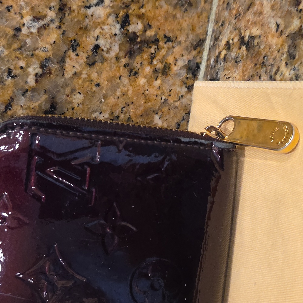 Louis Vuitton Dark Purple Vernis Zippy Wallet - Picture 3 of 17